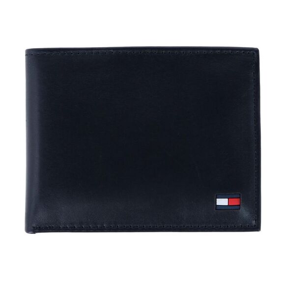 Tommy Hilfiger Men's Leather Dore Passcase Bifold Wallet - Picture 1 of 5